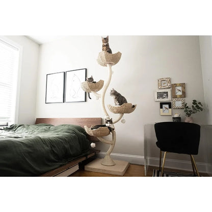 73" Tall Modern Cat Tree