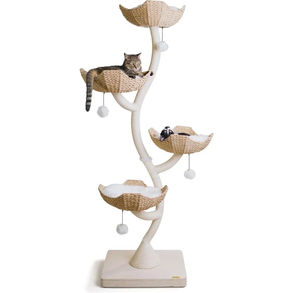73" Tall Modern Cat Tree